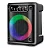Rádio Portátil Recarregável Entrada Microfone LED Grasep D-3141 - Imagem 1
