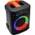 Rádio Portátil Recarregável Entrada Microfone LED Grasep D-3141 - Imagem 3
