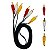 Cabo Áudio e Vídeo DVD 3RCA x 3RCA Altomex 1.5 Metros - Imagem 2