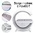 Luminária De Mesa Multifuncional LED Wi Fi Carregador Indução Rádio FM 15W - Imagem 4