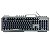 Teclado Mox Gamer Metálico Painel Em Alumínio USB MO-KB160 - Imagem 1