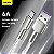 Cabo Turbo 66W USB P/ Tipo C Nylon Cafule Series Branco 1 Metro Baseus - Imagem 5