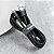Cabo Carga Rápida 3A USB P/ Tipo C Nylon Cafule Series Preto 1 Metro Baseus - Imagem 2