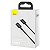 Cabo Turbo 20W USB-C P/ Lightning Superior Series 2 Metros Preto Baseus - Imagem 3
