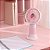 Mini Ventilador Portátil Recarregável Com Suporte Lelong LE-755 - Imagem 2