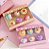 Borracha Macarons Formato Coração Fofa Infantil Kit Com 6 Unidades - Imagem 2
