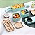 Marmita 4 Compartimentos Com Talheres E Trava Lateral Lunch Box 1050ml - Imagem 5