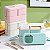 Marmita 4 Compartimentos Com Talheres E Trava Lateral Lunch Box 1050ml - Imagem 2