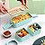 Marmita 4 Compartimentos Com Talheres E Trava Lateral Lunch Box 1050ml - Imagem 6