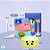 Conjunto 4 Tigelas Animals Infantil Com Colher 280ml FH44-068 - Imagem 8