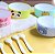Conjunto 4 Tigelas Animals Infantil Com Colher 280ml FH44-068 - Imagem 2
