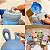 Garrafa Infantil Plástica Coelho Alça Decorada 600ml Hello Rabbit B57-105 - Imagem 3