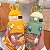 Garrafa Infantil Plástica Coelho Alça Decorada 600ml Hello Rabbit B57-105 - Imagem 2