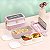 Marmita Lancheira Com 3 Compartimentos E Talheres Lunch Box HF93-093 - Imagem 8