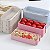 Marmita 3 Compartimentos Com Talheres E Trava Lateral Lunch Box 900ml FH19-055 - Imagem 5