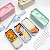 Marmita 3 Compartimentos Com Talheres E Trava Lateral Lunch Box 900ml FH19-055 - Imagem 6