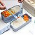 Marmita 3 Compartimentos Com Talheres E Trava Lateral Lunch Box 900ml FH19-055 - Imagem 7