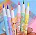 Kit 6 Unidades Caneta Ponta Dupla Brush Pen/Canetinha Q-1281 - Imagem 6