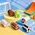 Kit 6 Borrachas Divertidas Esportes/Fundo Do Mar Fofo Kawaii QH-8512 - Imagem 1