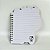 Caderno Espiral 1/8 Pautado 50 Folhas Acabamento Metalizado DF-09 - Imagem 6