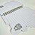 Caderno Espiral 1/8 Pautado 50 Folhas Acabamento Metalizado DF-09 - Imagem 7