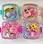 Kit Borrachas 4 Em 1 Escolar Infantil Girls/ Profissões Eraser QH-8609 - Imagem 3