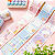 Fita Adesiva Decorativa Washi Tape 50mm x 2m JBE77 - Imagem 1