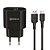 Carregador Completo Turbo 14W Micro USB V8 Hrebos HS-529V - Imagem 3