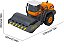 Miniatura Escavadeira E Rolo Compressor Escala 1:50 Com Fricção XZ-1794 - Imagem 4