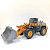 Miniatura Escavadeira E Rolo Compressor Escala 1:50 Com Fricção XZ-1794 - Imagem 7