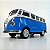 Miniatura Volkswagen Kombi Escala 1:24 Com Fricção XZ-1917 - Imagem 6