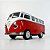 Miniatura Volkswagen Kombi Escala 1:24 Com Fricção XZ-1917 - Imagem 4