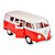 Miniatura Volkswagen Kombi Escala 1:24 Com Fricção XZ-1917 - Imagem 8