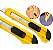 Kit 2 Estiletes Profissional Largo 18mm Com Trava NavyPro 30028 - Imagem 6