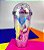 Copo Acrílico Infantil LED Com Tampa E Canudo 450ml BM-P1509 - Imagem 6