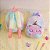 Mochila Bolsa Escolar Infantil Pelúcia Unicórnio Uniso YT893 - Imagem 9