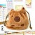 Bolsa Capivara Pelúcia Fofa Infantil Forrada LUX405-016 - Imagem 7