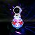 Brinquedo Robô Astronauta Com Música E LED Rotação 360° ZR138-21 - Imagem 2