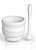 Kit Pilão Com Socador Alho Plástico Resistente Branco GP2158 - Imagem 4