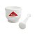 Kit Pilão Com Socador Alho Plástico Resistente Branco GP2158 - Imagem 3