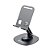 Suporte De Mesa Para Celular Alumínio Prata Rotação Hrebos SU-226 - Imagem 1