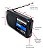 Mini Rádio Portátil AM FM Com Fone de Ouvido Lelong LE-653 - Imagem 3