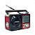 Rádio Retrô Recarregável AM FM USB SD 5W Lelong LE-616 - Imagem 9