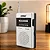 Mini Rádio Portátil AM FM Com Fone De Ouvido Lelong LE-650 - Imagem 3