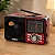 Rádio Retrô Recarregável AM FM USB SD 5W Lelong LE-610 - Imagem 3