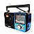 Rádio Retrô Recarregável AM FM USB SD 5W Lelong LE-610 - Imagem 5