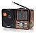 Rádio Retrô Recarregável AM FM USB SD 5W Lelong LE-610 - Imagem 6
