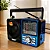 Rádio Retrô Recarregável AM FM USB SD 5W Lelong LE-610 - Imagem 2