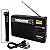 Rádio Retrô Portátil FM/AM/SW1-2 Com Lanterna Lelong LE-607 - Imagem 3