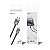 Cabo Curto USB Para Lightning 20cm Nylon Trançado Hrebos CB-293i - Imagem 6